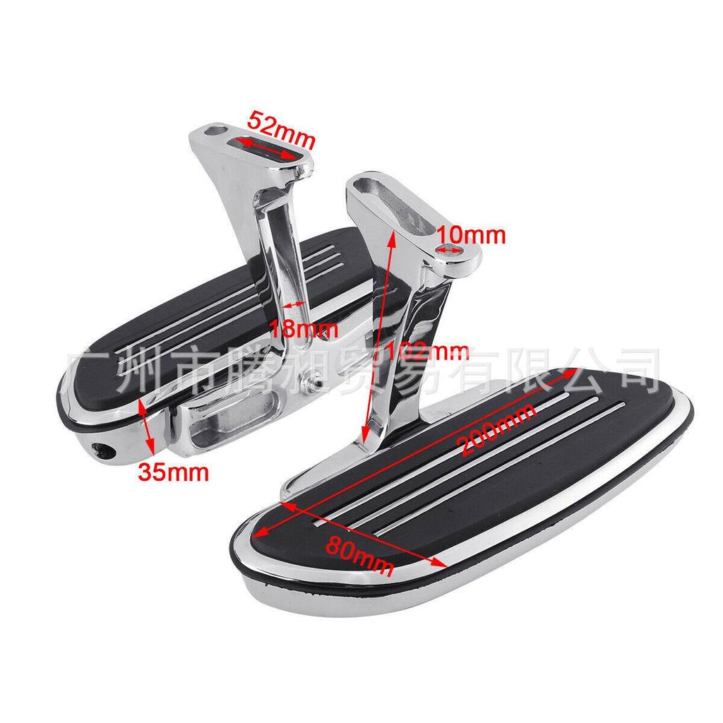 Compatible Rear Foot Pegs for Harley Grand Glide Touring 1993-2020