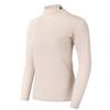 Mcn Sports Women'S High-Neck Golf Cooling Uv Base Layer Beige