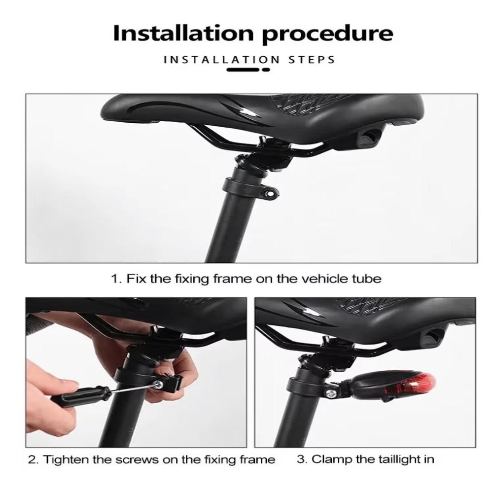 Avertissement de sécurité Feu arrière de vélo LED super lumineux Veilleuse Cyclisme Feu arrière Accessoires de vélo