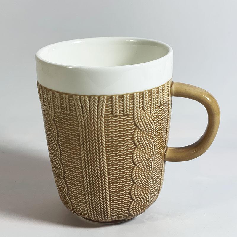 Knitted Ceramic Woolen Yarn Mug Cozy Mug Cup