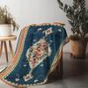 Turkish Vintage Kilim Rug Soft Plush Wool Area Rug Bohemian Home Decor Accent Blanket