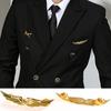 Pilot Badge Captain Chest Badge Aviation Wing Badge Metal Airlines Pin Pilot Badge Pin for Aviation Enthusiasts