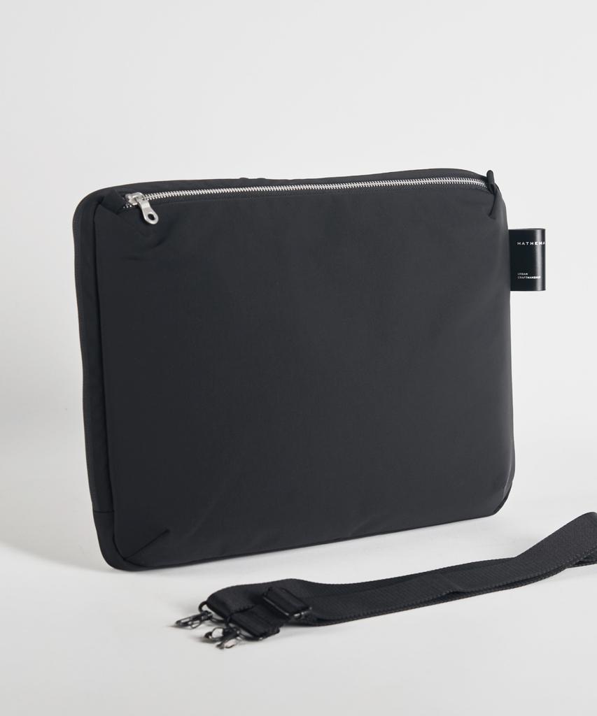 Mathematik Dedekind S016 Laptop Pouch 15-Inch 16-Inch Nylon Crossbody Shoulder Bag Black