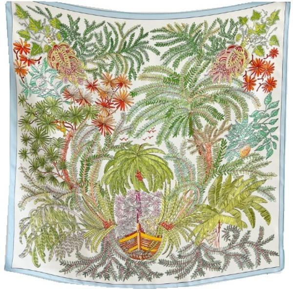 

Spring And Summer Silk Chinese Square Scarves Go Out To The Street With Mulberry Silk Silk Scarves With Fresh Green Silk Scarves And Shawls. 68X68