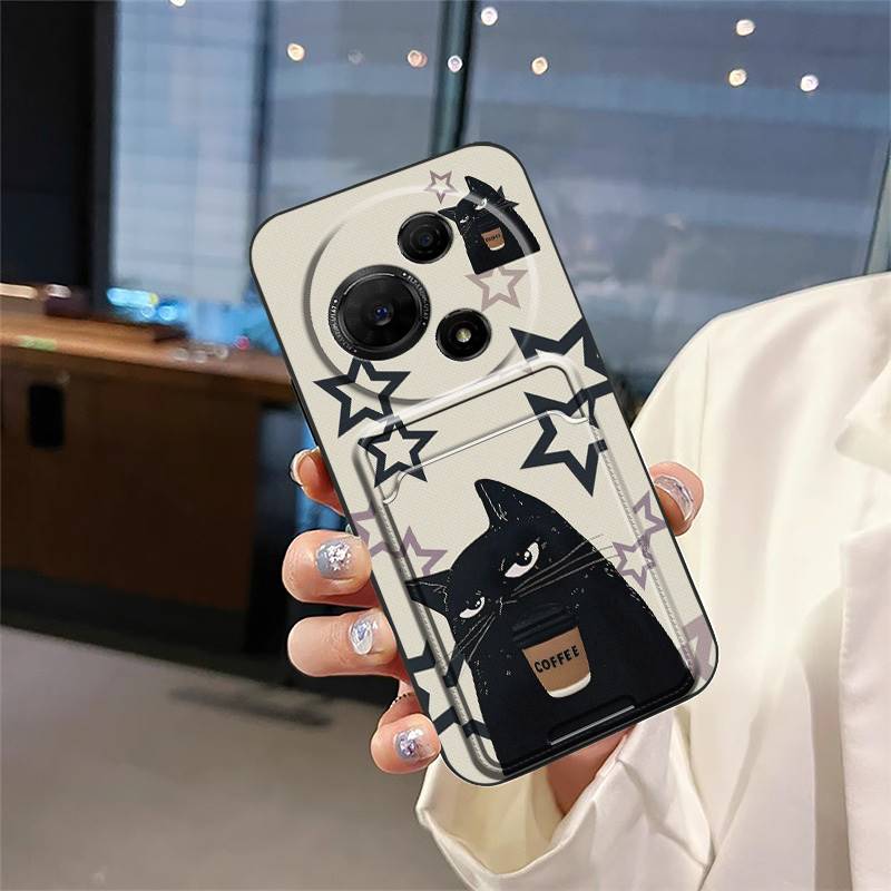 Custodia per telefono alla moda resistente allo sporco per TCL 60 NxtPaper Avvolgimento completo Cartone animato Impermeabile Durevole Grafite Cover Posteriore