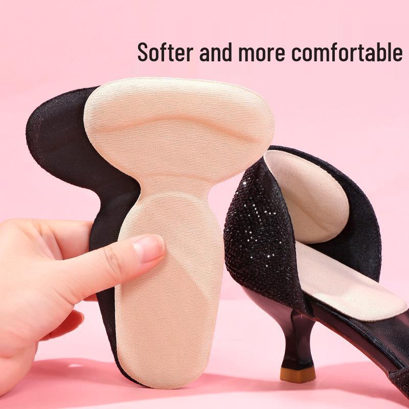 Two-in-One Heel Sticker & Half Insole: Adjusts Shoe Size, Prevents Heel Slip, and Reduces Wear In High Heels.