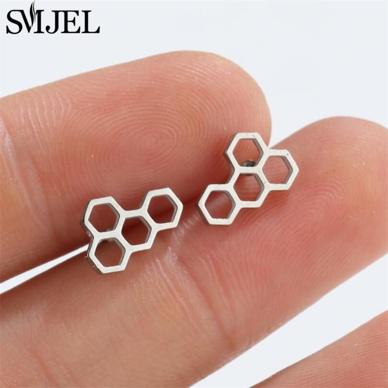 2026 Stainless Steel Geometric Stud Earrings for Women Star Sun Moon Earings Fashion Jewelry Angel Wing Ghost Ear Pendientes