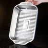 Stainless Steel Deep Baking Pan with Lids Multifunction Rectangular Oven-Safe Baing Pans for Kitchen Seafood Grilled Fish Pans