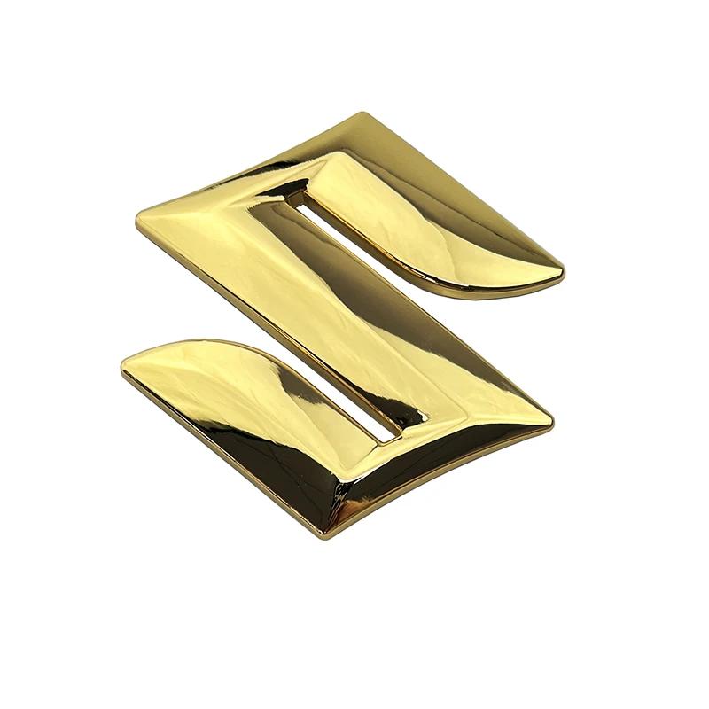 10cm Front Emblem Sticker for Suzuki SX4 Swift Sport Jimny Grand Vitara Alto Alivio Samurai Metal Car Side Logo 3D Badge