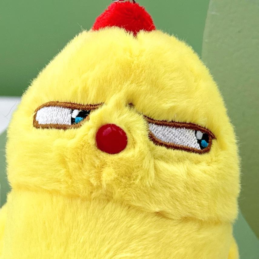 Adorable Plush Chicken Penguin Doll Keychain - Cute Children's Toy and Girly Bag Pendant