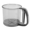 Handheld Flour Sifter Uniform Sieve Holes Semi Automatic Flour Strainer Cup for Baking Pastry Tools