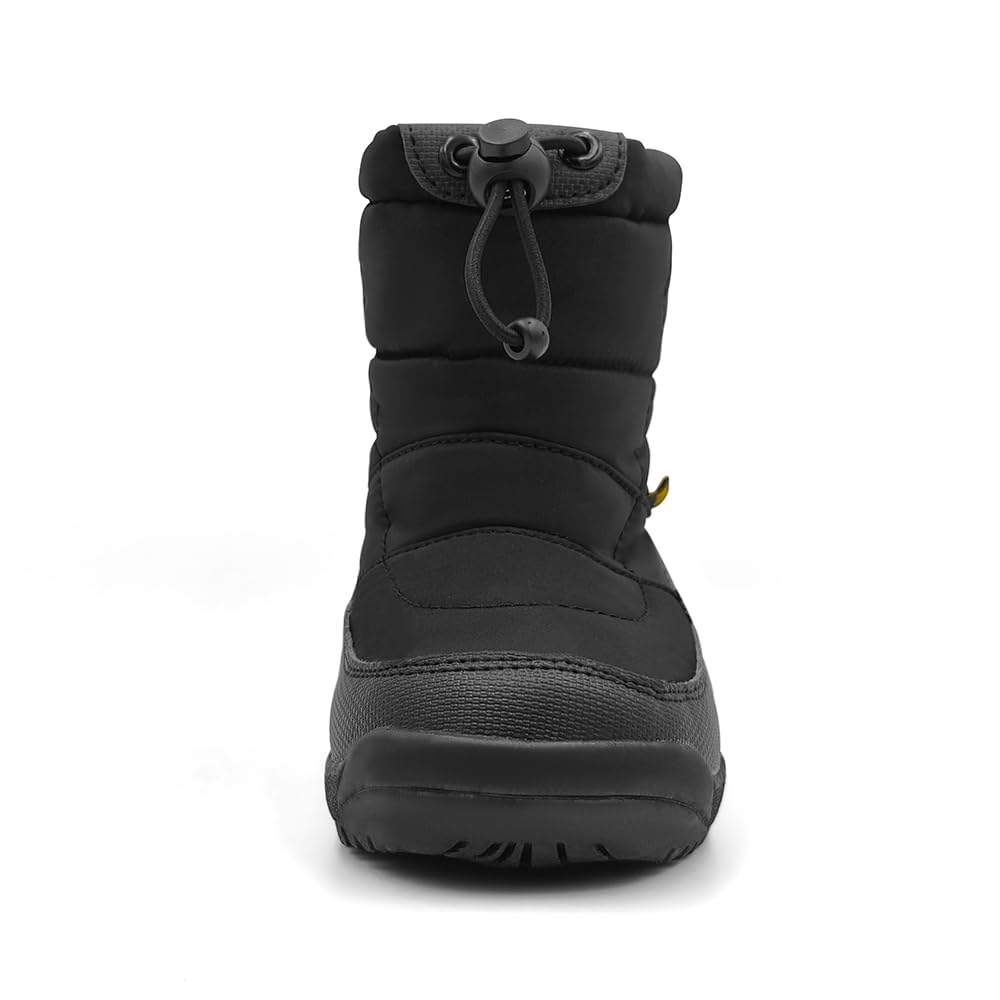 Amozi Snow Ski and Winter Warm Boa Size KB804 Kids' Boots, Boys' Snowshoes, Boots, Girls' Boys' Boots, 23.0cm, Black,