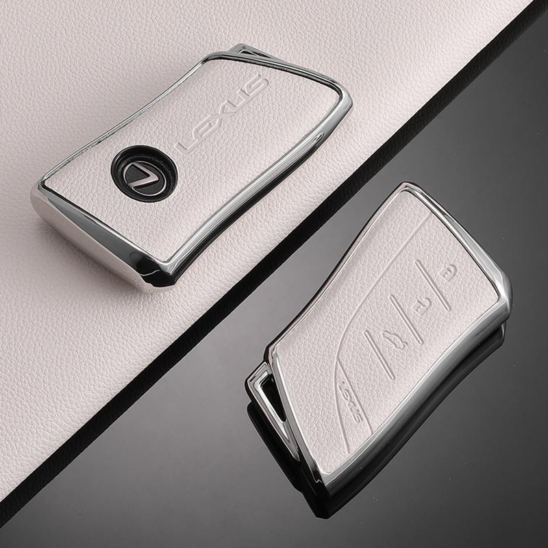 Skórzany pokrowiec na inteligentny kluczyk samochodowy do Lexus NX ES UX US RC LX GX IS GS RX 200 250h 350 LS 450h 460h 260h 300h UX200 ES350