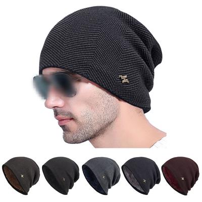Men Women Winter Trendy Warm Oversized Chunky Baggy Stretchy Slouchy Skully Hat