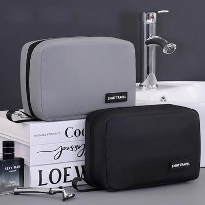 Foldable Travel Toiletry Bag Layered with Hanging Hook Hanging Makeup Cases Portable Multiple Pockets