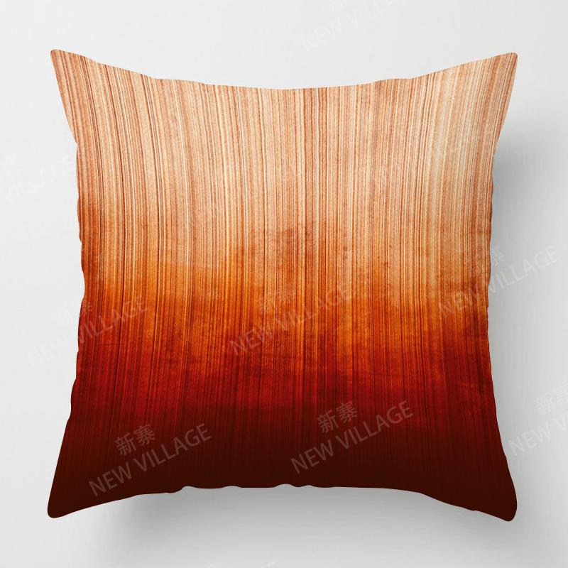 Modern Orange Abstract Geometric Cushion Cover Home Decor Pillow Cover Sofa Throw Pillow Cover 45x45 40x40 50x50 60x60