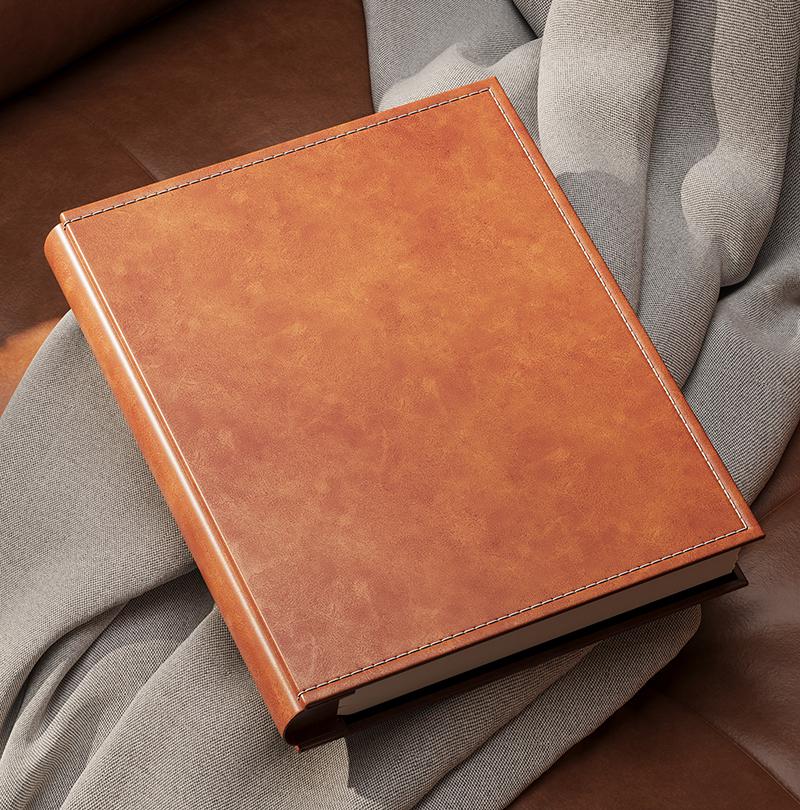 6-Inch Vertical Leather Photo Album: Large Capacity Family & Baby Keepsake Book for Mobile Phone Photos