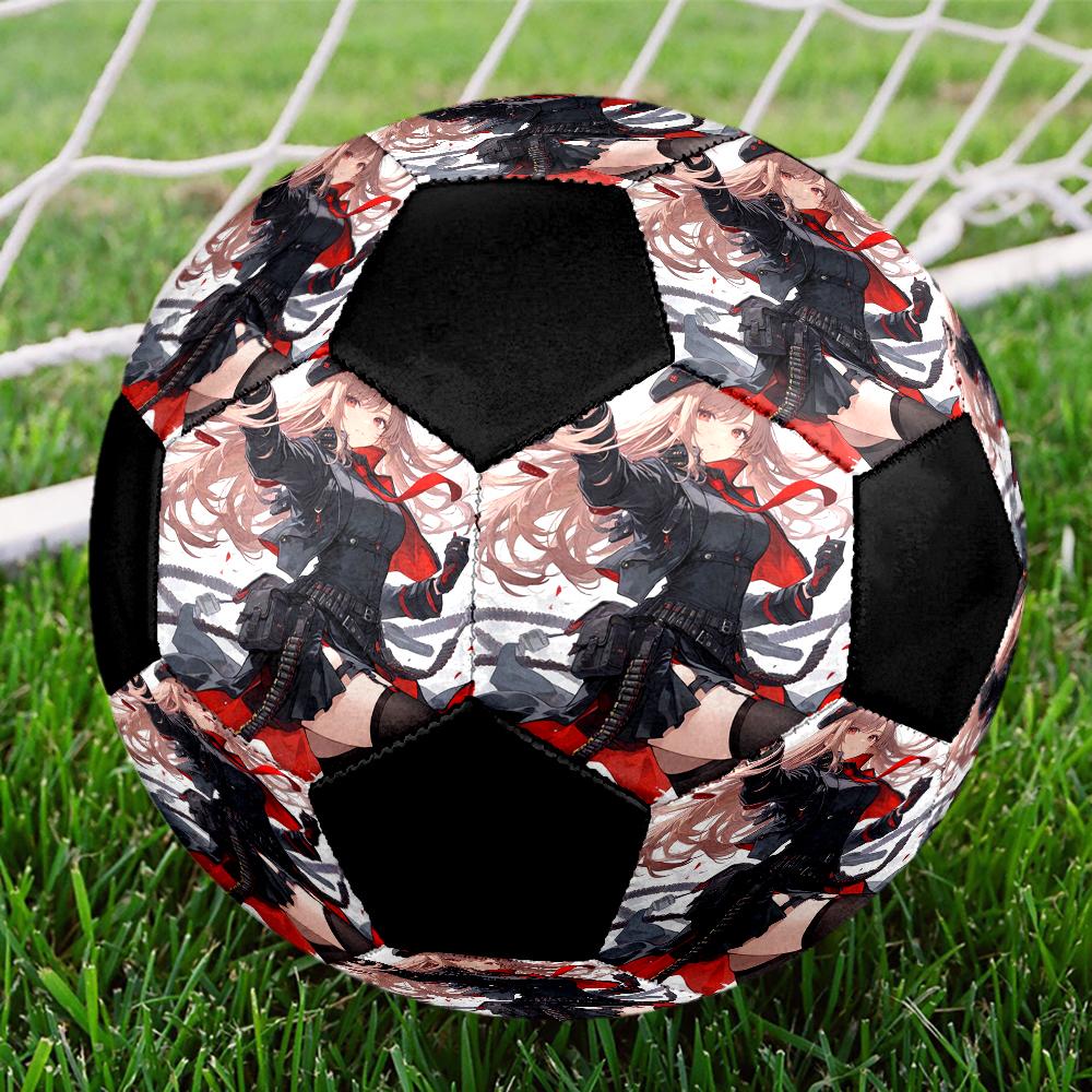 Pallone da Calcio Colorato Cucito a Macchina PVC Misura 5 Pronto per Allenamento di Squadra e Competizione Resistente Alto Rimbalzo Raffreddamento Regalo Sportivo