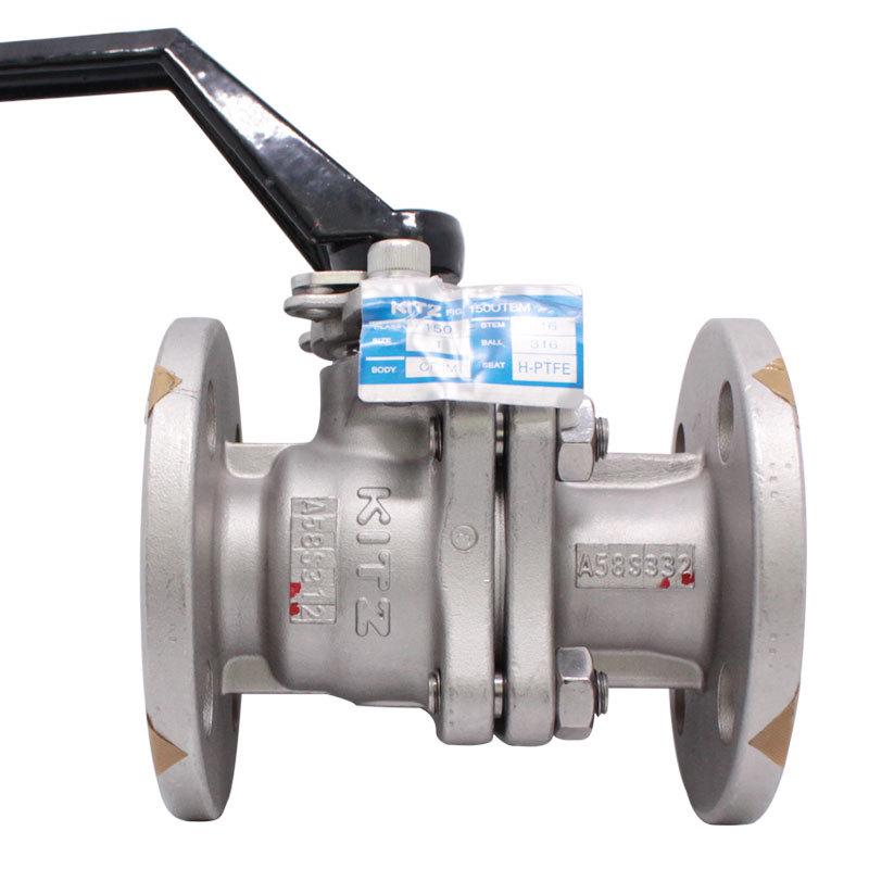 KITZ 2-Inch 316 Stainless Steel Flanged Ball Valve (150UTBM, CF8M S14A)