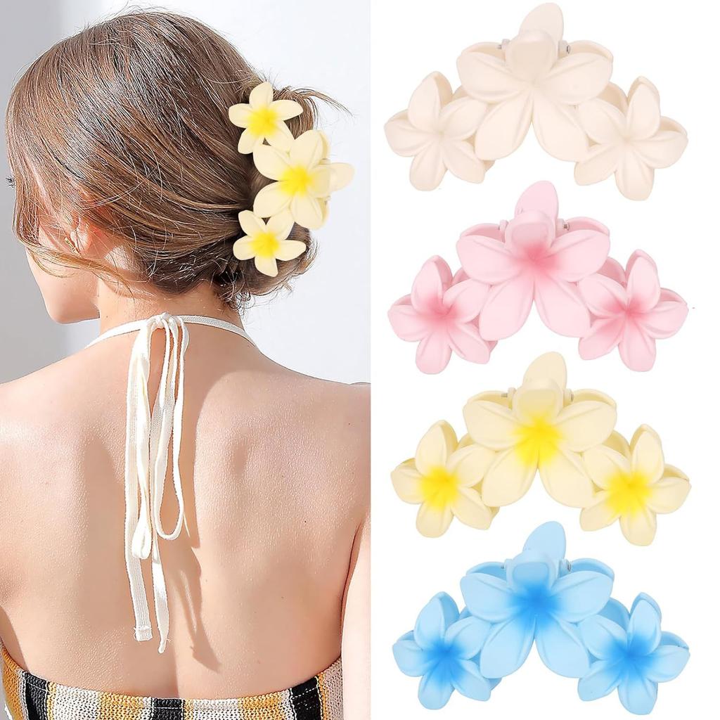All-match Hairpin Hairpin Headdress Frosted Flower Shark Clip Hairpin Hair Accessories