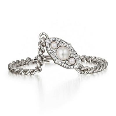 TANI by MINETANI KATE Perlenkettenarmband_silber