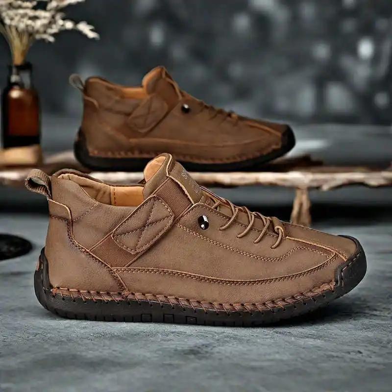 Fashion Without Heels Rubber Sole Boots For The Festival Best Men's Shoes Brands Men Shoes Bot Sneakers Sports Sneakeres Tenise