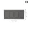 1Pcs Role Play Doll House Accessories Dollhouse Square Wall Skirt Wall Panel For Micro Landscape Window Display