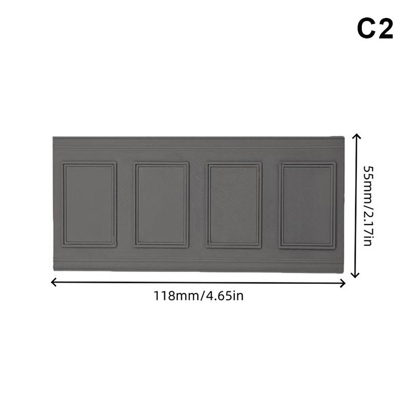 1Pcs Role Play Doll House Accessories Dollhouse Square Wall Skirt Wall Panel For Micro Landscape Window Display