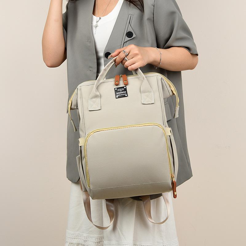 Schoolbag Mommy Bag Maternal and Infant Go Out Lightweight Backpack 1011 New Portable Large Capacity Multi-functional Fashion Mother