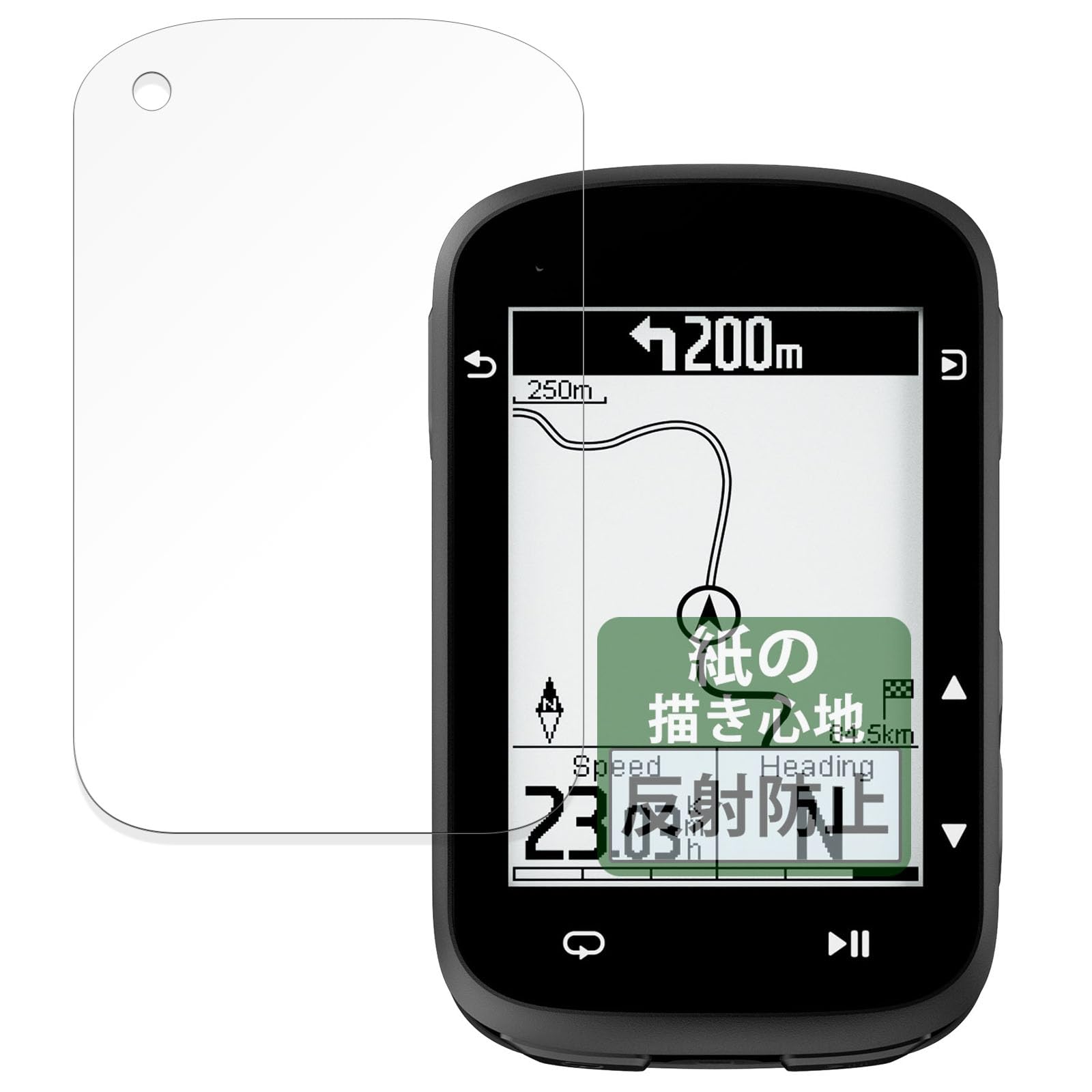 

FILMEXT Film for COOSPO CS500 Cycle Drawing Made in Japan Computer, Paper-Like Experience, Anti-Reflection,