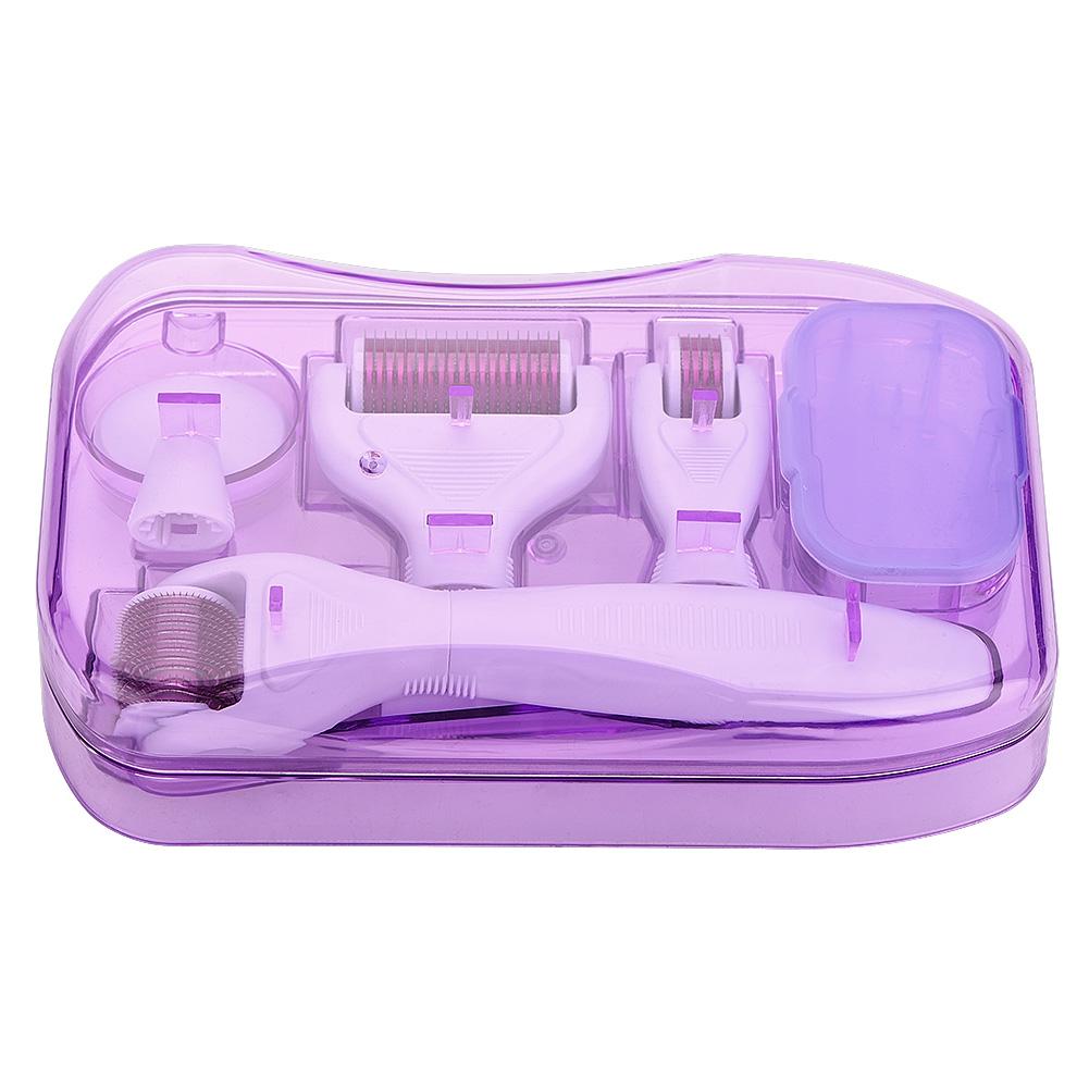 6 IN 1 Derma Roller 12 / 300 / 720 / 1200 Micro Needles Facial Body Skin Beauty Scar Therapy