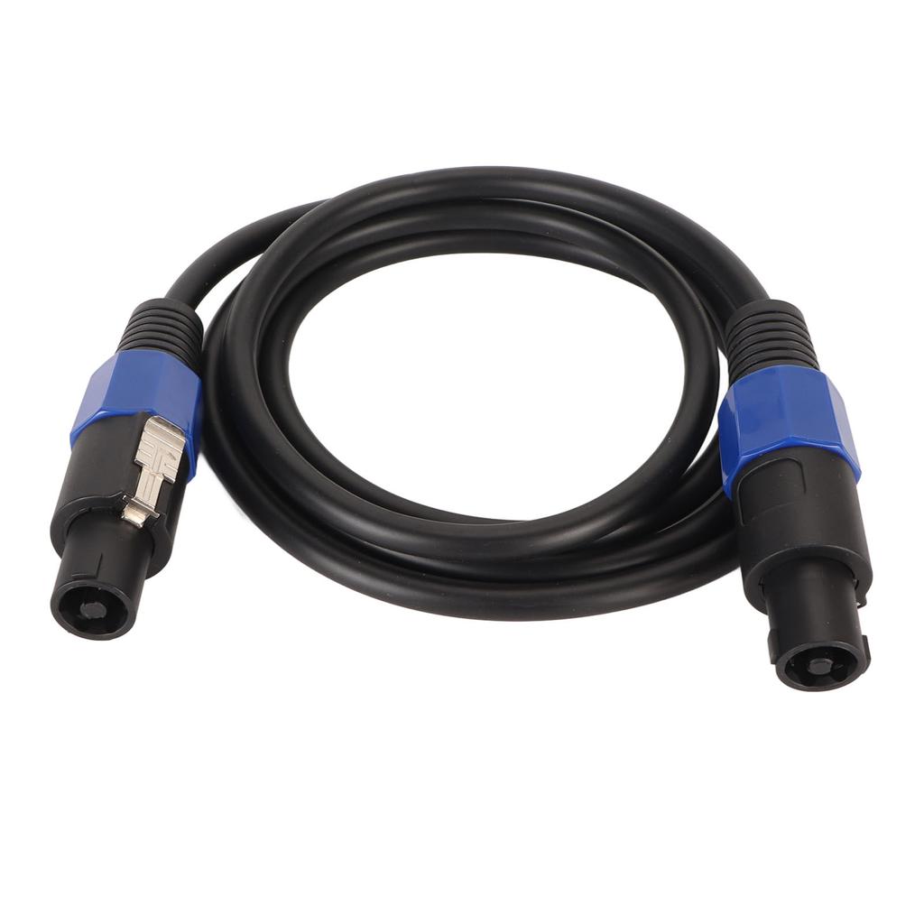 Speaker Connection Cable Male To Male Plug and Play Speaker Cord with Twist Lock for Stage Speaker Power Amplifier 25FT