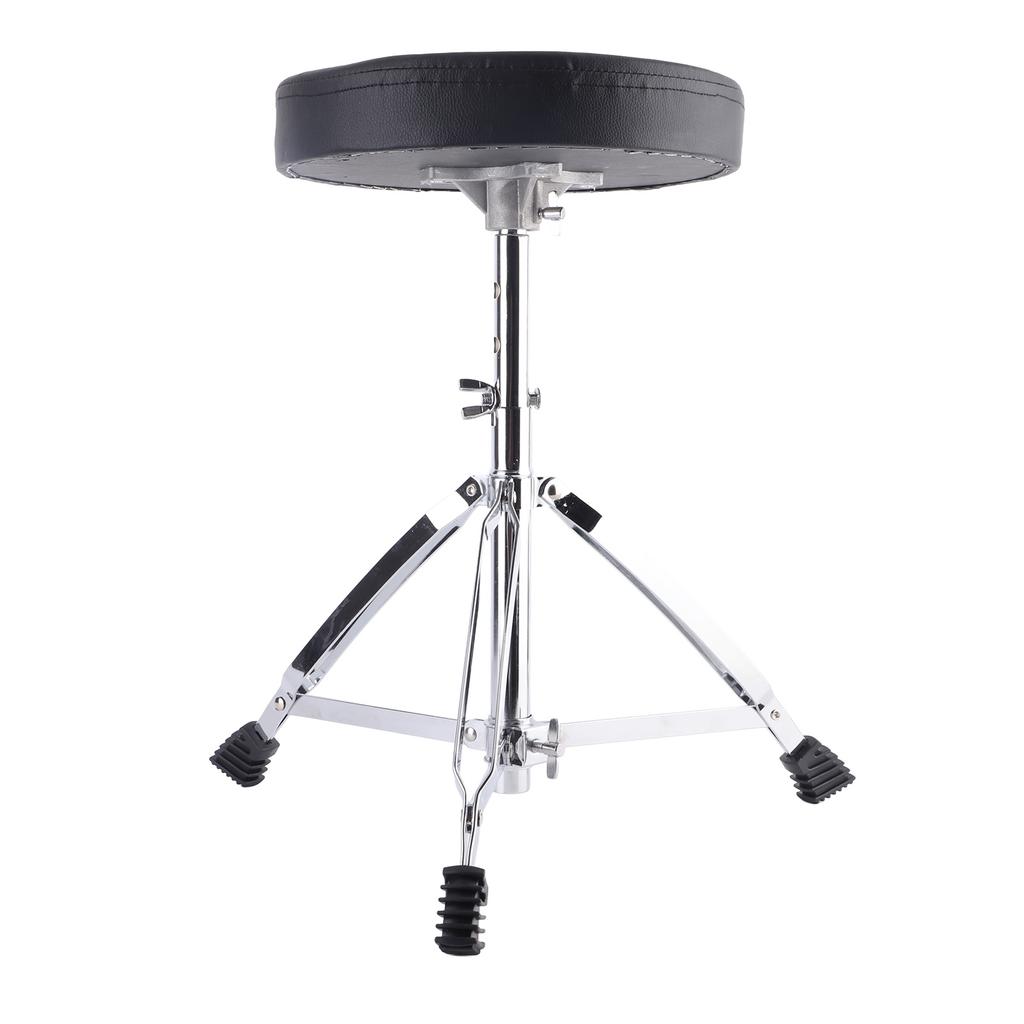 Portable Foldable Drum Stool Adjustable Height Padded Drum Throne Non Slip Seat Chair Adults Kids