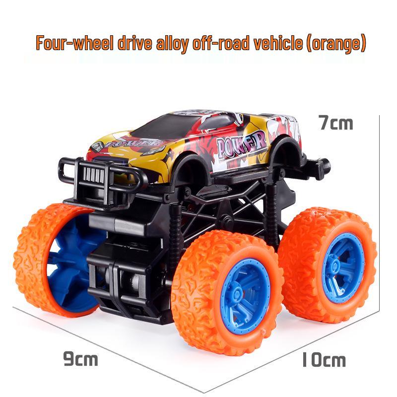 Kids' Inertial Excavator Toy Car: Off-Road Vehicle for Boys, Perfect for Small Gifts and Night Markets