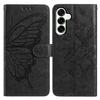 For Samsung Galaxy M36 5G Case Butterfly Imprinted Wallet Stand PU Leather Flip Phone Cover with Strap
