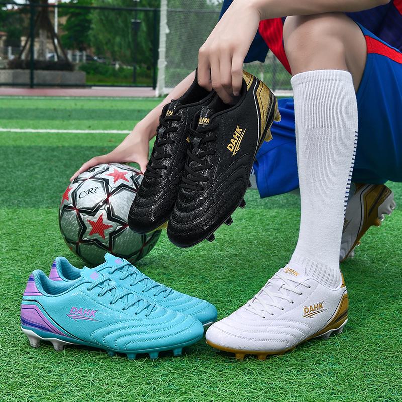32-47 Herren/Damen Fußballschuhe Gummi Weiche Sohle Kurze Nägel Kunstrasen Jugend Kinder Fußballschuhe