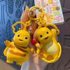 Cartoon Milk Dragon Doll Mini Milk Dragon Bag Hanger Fashion Milk Dragon Keychain  Children