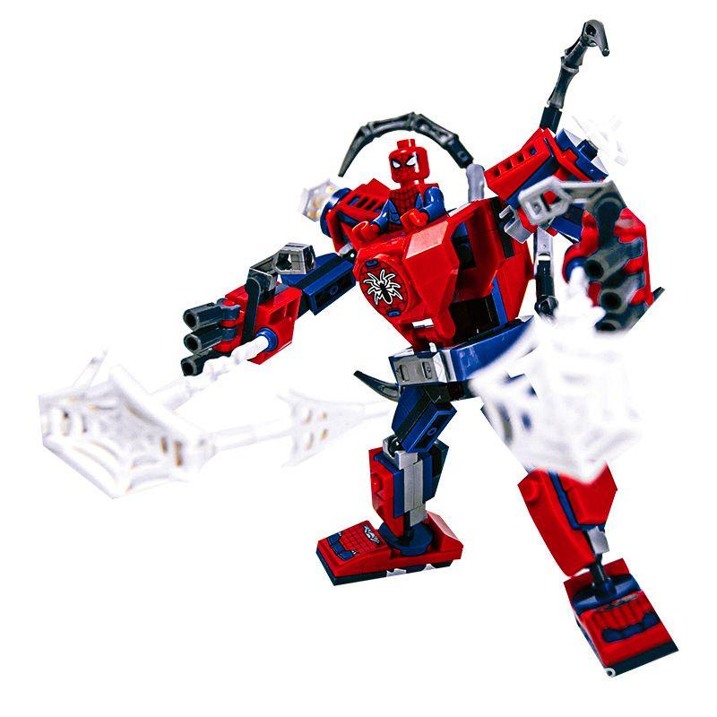 

Фигурки-конструкторы Мстители Создайте своих собственных героев с помощью этого набора для самостоятельной сборки Spider-Man