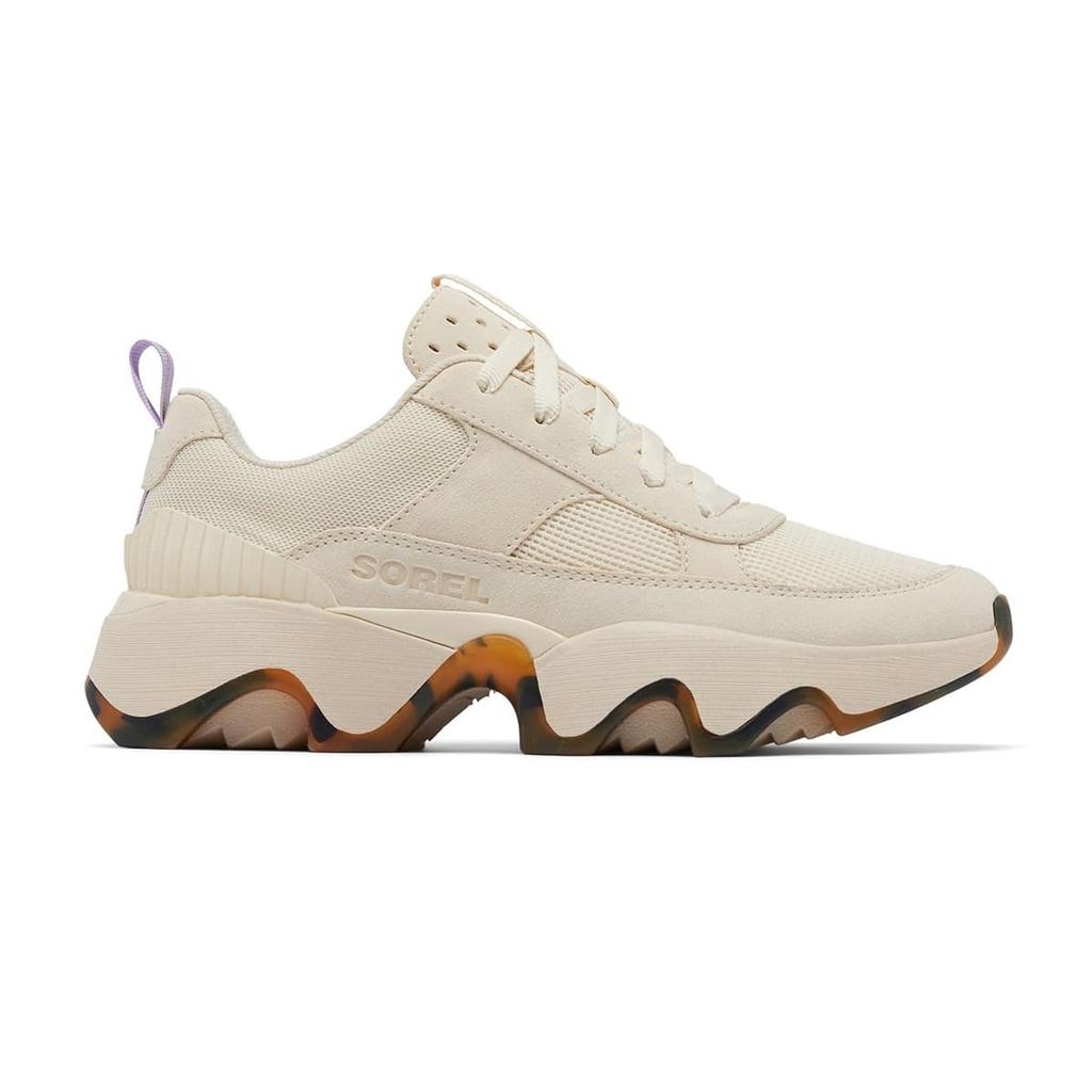 Sorel Kinetic Impact 2 Wonderlace Size Honey White and Euphoric Lilac Sneakers, Women's, NL5097, 24.5cm,