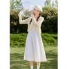 ZIHAN Women's Layered Sling Dress & Lace Cardigan Set