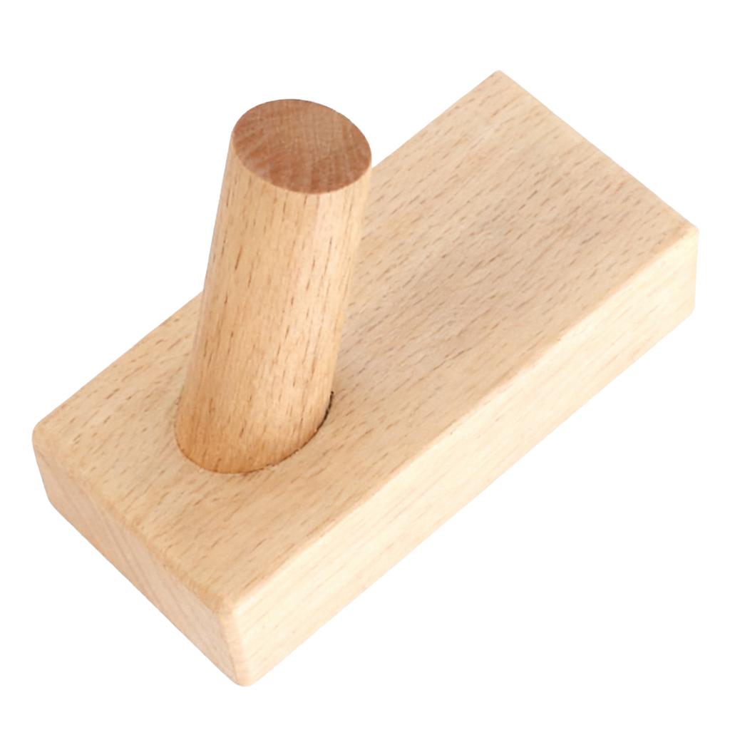 Wood Wall Hook Orderly Storage Smoother Surfaces Beautiful Practical Coat Hooks for Living Room Bedroom Kitchen
