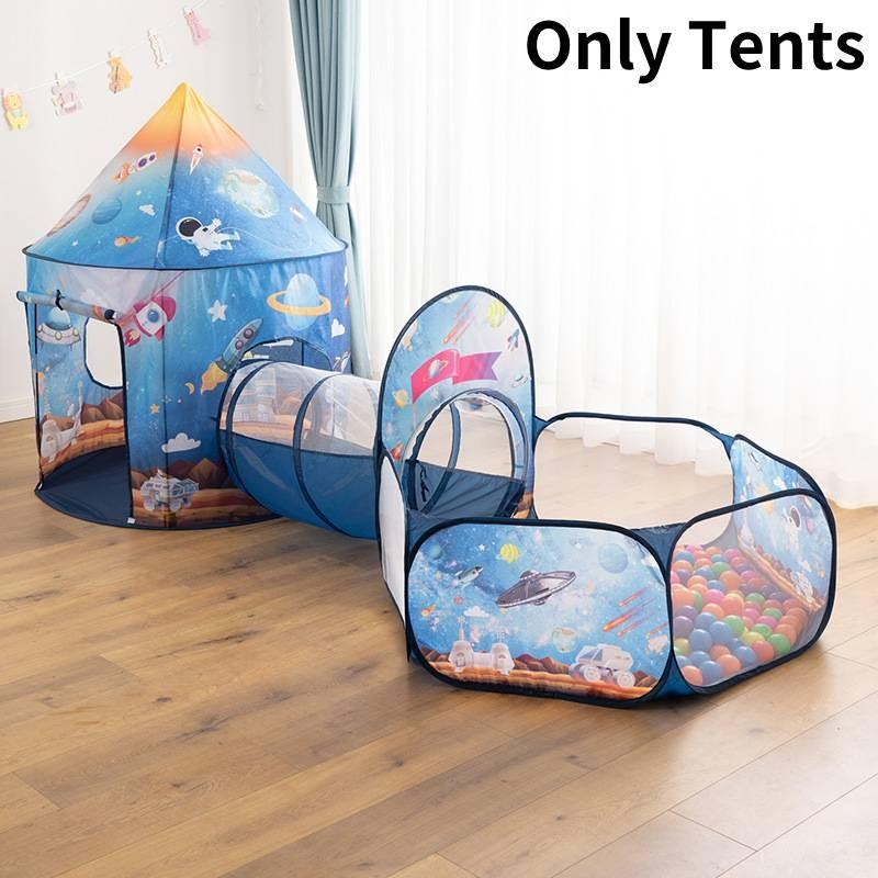 Capsule Space Sea World Princess Castle Kids Play Tent Tunnel Set Gifts Case