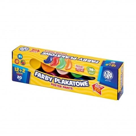 Astra 12 Colors + 2 Free Creative Paints for Artists of All Ages