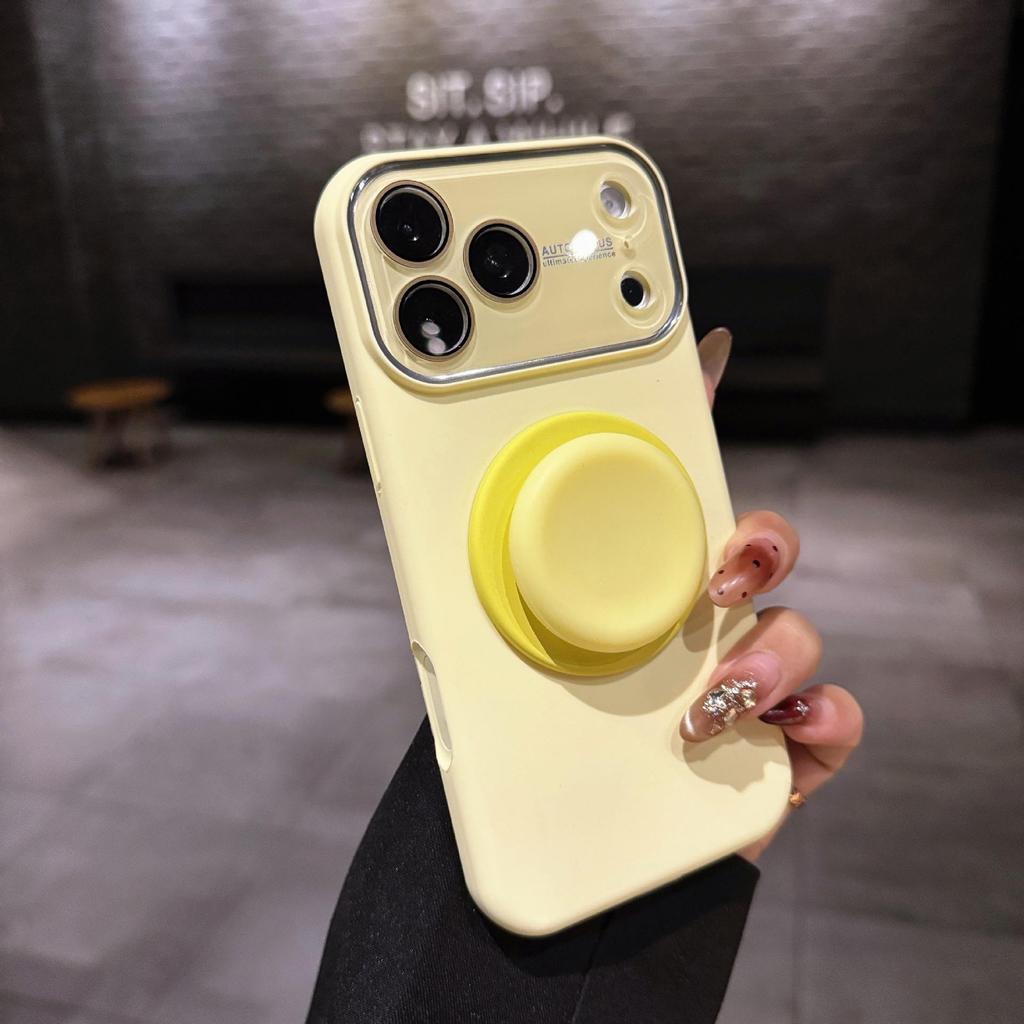 Magnetic Protective Case with Stand for iPhone 17 Pro Max - Apple 16 Liquid, Large Window, Candy Color