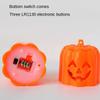 Plastic Pumpkin Lantern Luminous LED Night Light Indoor Garden Halloween Jack-O-Lantern  Outdoor