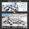 Sanwa Supply Wired USB Black Webcam, 5MP, Wide-Angle Lens, Connection, Built-in Microphone, CMS-V51BK