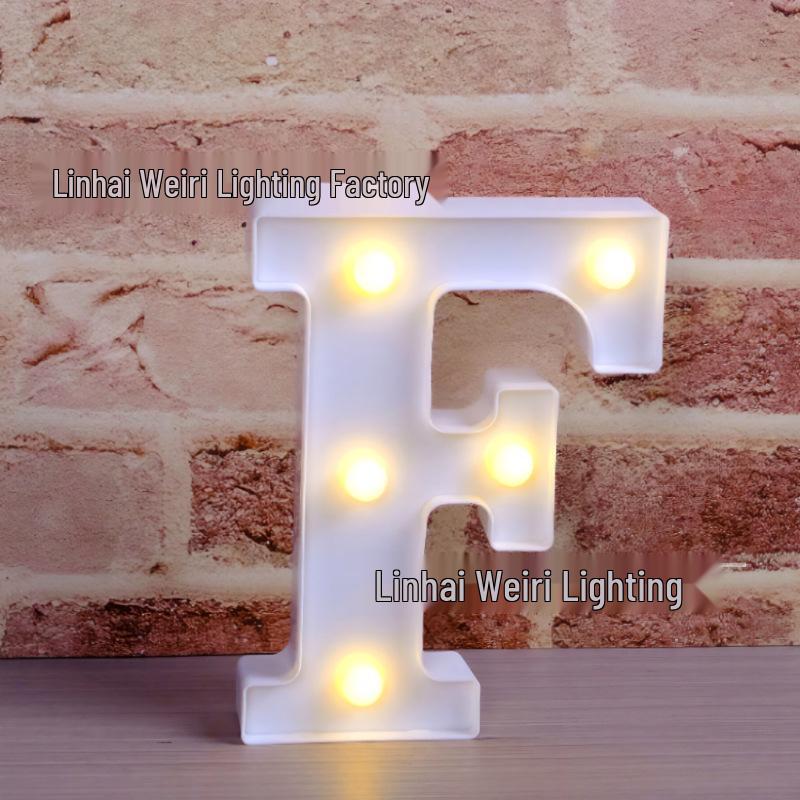 LED Luminous Letter and Number String Lights for Birthday, Proposal, and Event Décor