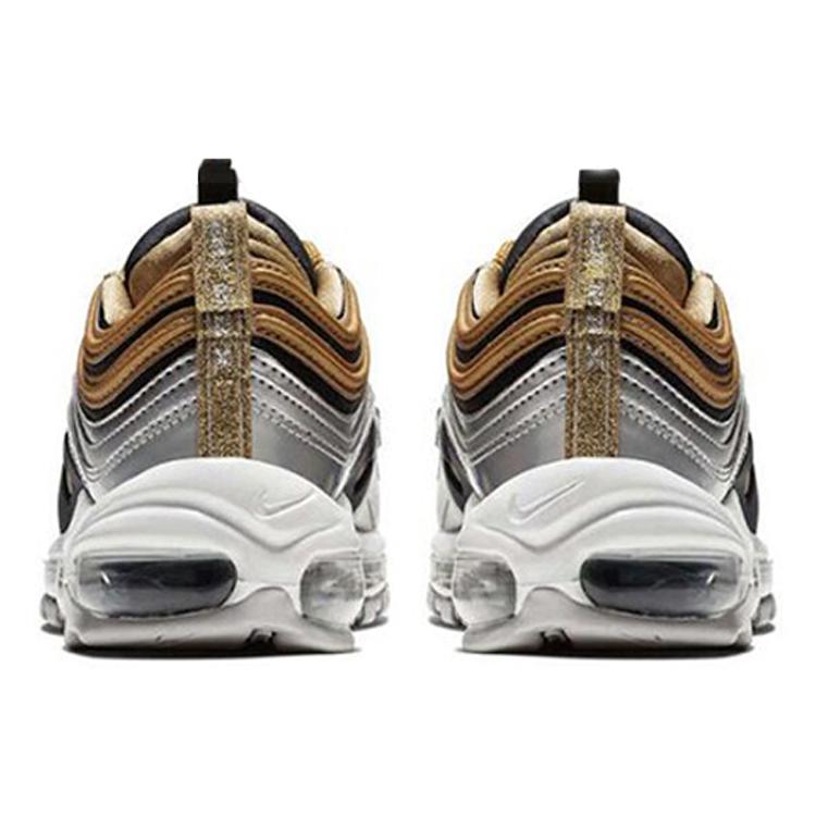 New Nike Air Max 97 Metallic Gold Black Women's AQ4137-700