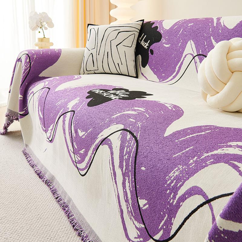 Chenille Sofa Towel Four Seasons Universal Sofa Cover Cloth All-Inclusive Sofa Cover Dust Cover One-Piece Sofa Cushion