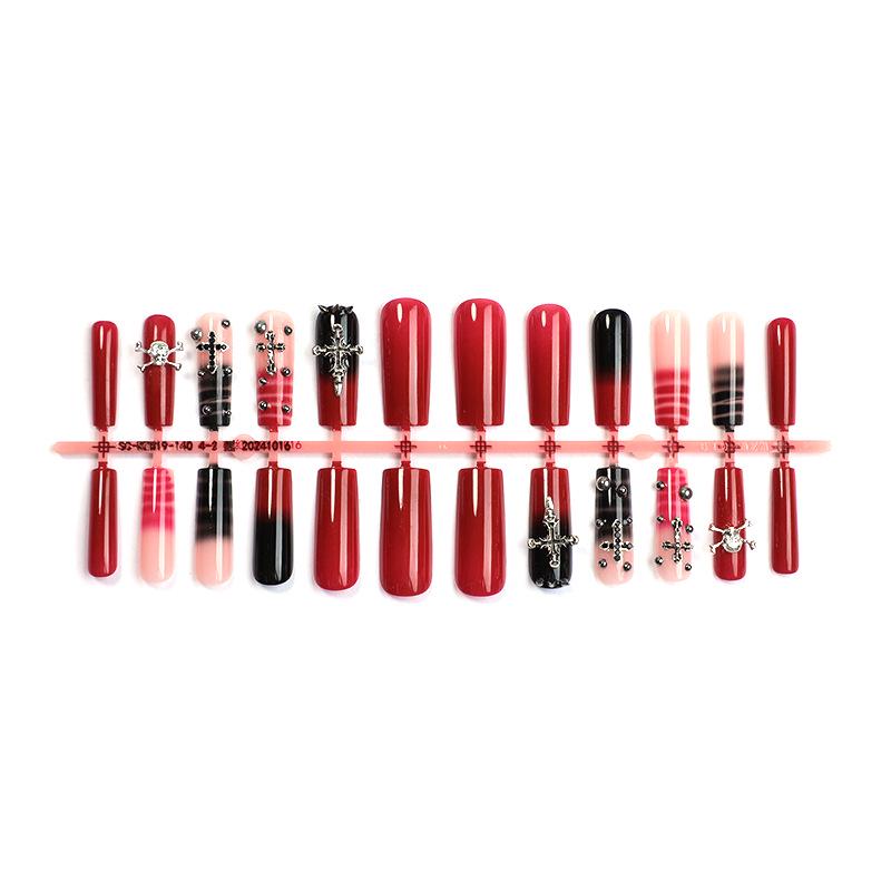 

Сверхпрочные бронированные гвозди для водопроводных труб - Темный крест, нейл-арт с эффектом гало-краски